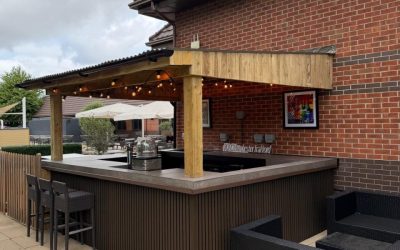David Lloyd Trafford Outdoor Bar Construction